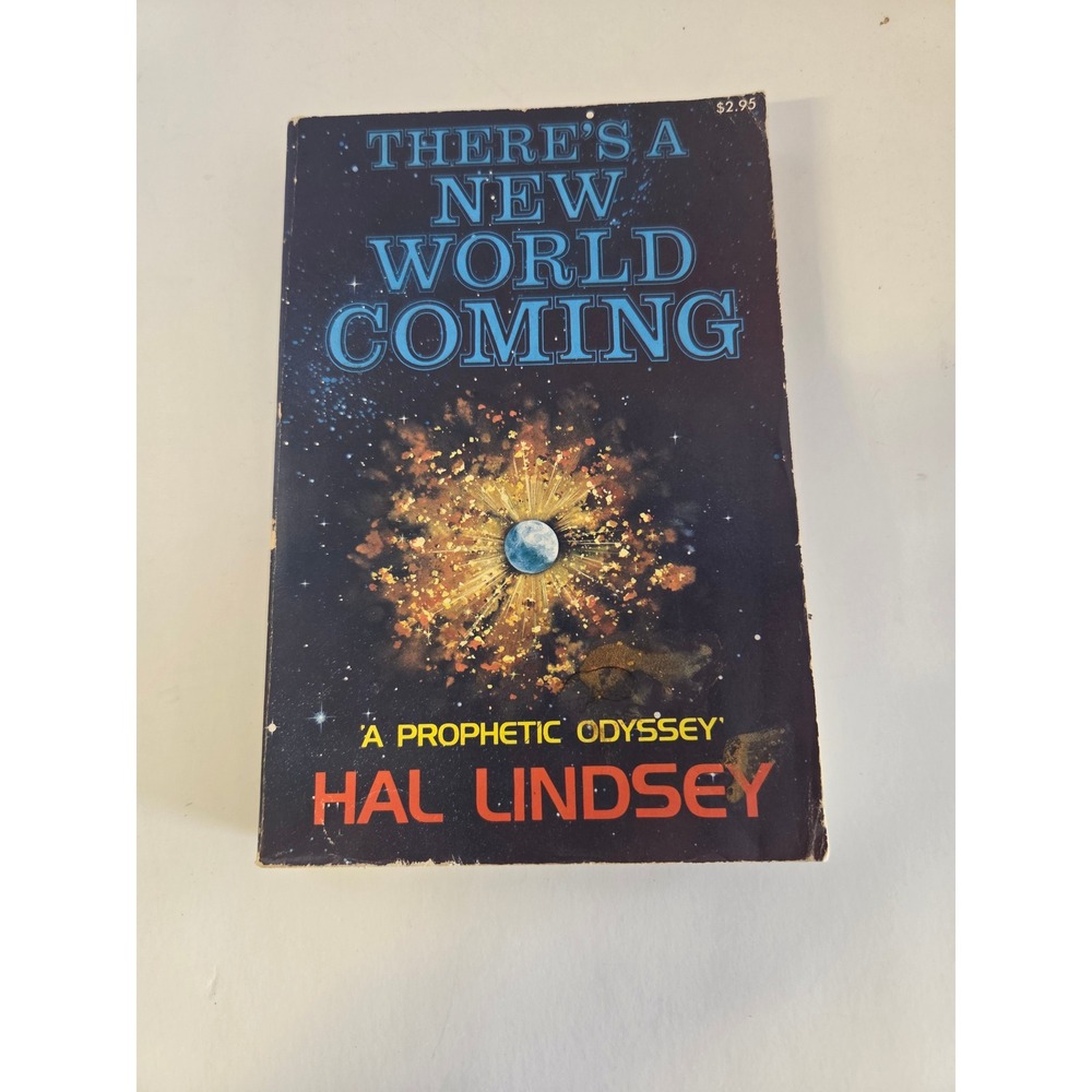 Theres a New World Coming Hal Lindsey Prophetic Odyssey Vintage Paperback Book